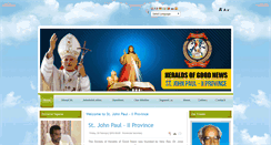 Desktop Screenshot of johnpaulprovincehgn.org
